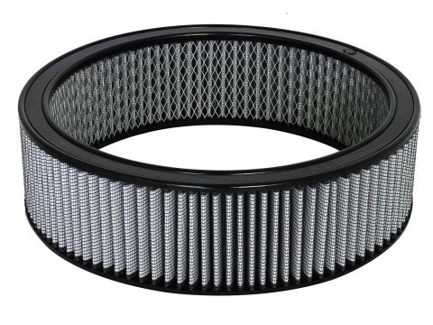 Magnum Flow Round Racing Air Filter w/ Pro Dry S Media 14 Inch OD x 12 Inch ID x 4 Inch H w/ Expanded Metal aFe Power
