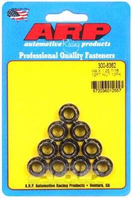 M9 x 1.25 12pt Nut Kit 10 Piece ARP Racing Products