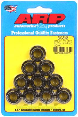 M12 x 1.75 M14 Socket 12pt Nut Kit 10 Piece ARP Racing Products