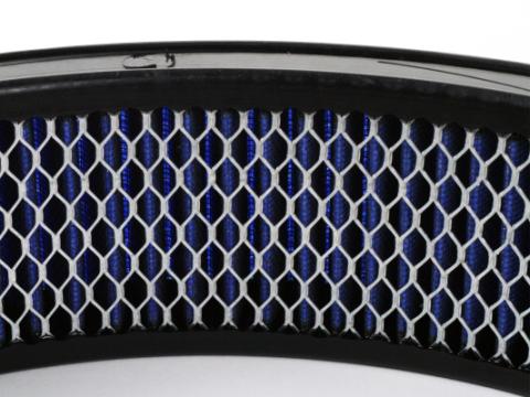 Magnum Flow Round Open Racing Air Filter w/ Pro 5R Media 14 Inch OD x 12 Inch ID x 3 Inch H w/ Expanded Metal Blue aFe Power