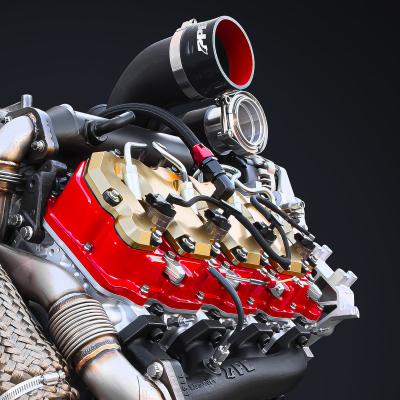 Valve Cover Kit Gold Matte No Pillars 2004.5-2010 6.6L Duramax PPE Diesel