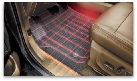 Weatherbeater - 2nd Seat Floor Liner Black 17-26 F-250/F-350/F-450 Super Duty/15-26 Ford F-150 Husky Liners