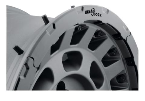 Hammer Pro 17 X 8.5 / 6 X 5.5 0MM Offset 4.75 Inch Back Space Charcoal W/ Black Ring, ICON Alloys