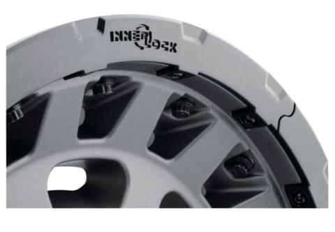Hammer Pro 17 X 8.5 / 6 X 5.5 0MM Offset 4.75 Inch Back Space Charcoal W/ Black Ring, ICON Alloys