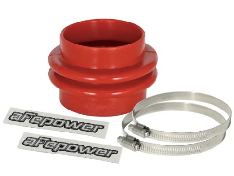 Magnum Force Cold Air Intake System Spare Parts Kit (3-1/8 Inch ID to 3 Inch ID x 2-3/4 Inch L) Straight Reducing Coupler - Red aFe Power