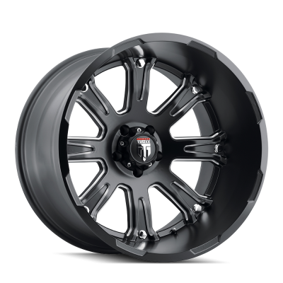 Bomb AT154 Satin Black Milled 22X14 5-139.7 -76MM 87.1MM Off Road Wheels American Truxx