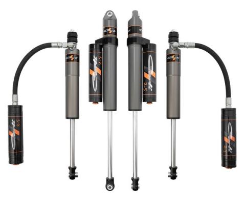 Pathfinder 2.5 Level Height Shock Package 05-24 Ford F250/350 Diesel Reservoir mounts included Carli Suspension