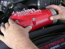 Intercooler System 03-04 Ford 6.0L F250/F350/F450 W/High-Ram and Boost Tubes Banks Power