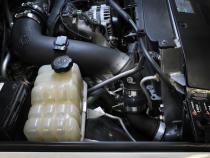 BladeRunner 3-1/2 Inch Aluminum Cold Charge Pipe Black GM Diesel Trucks 06-10 V8-6.6L (td) Lbz/Lmm aFe Power