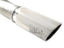 Atlas 5 Inch Aluminized Steel Dpf-Back Exhaust System w/Polished Tip Dodge Diesel Trucks 07.5-12 L6-6.7L (td) aFe Power