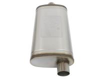 Mach Force-Xp 409 Stainless Steel Muffler 3 Inch ID Center/Offset x 11 Inch W x 5 Inch H x 22 Inch L - Oval Body aFe Power