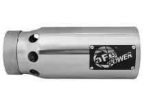 Saturn 4S 304 Stainless Steel Intercooled Clamp-on Exhaust Tip Polished 4 Inch Inlet x 5 Inch Outlet x 12 Inch L aFe Power