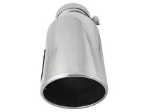 Mach Force-Xp 304 Stainless Steel Clamp-on Exhaust Tip Polished 4 Inch Inlet x 6 Inch Outlet x 15 Inch L Left / Right aFe Power