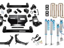 Cognito 4-Inch Elite Billet UCA Lift Kit with King 2.5 Reservoir Shocks for 20-26 Silverado/Sierra 2500/3500 2WD/4WD