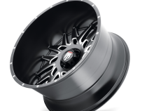 DNA AT184 Satin Black Milled 24X14 5-139.7 -76MM 87.1MM Off Road Wheels American Truxx